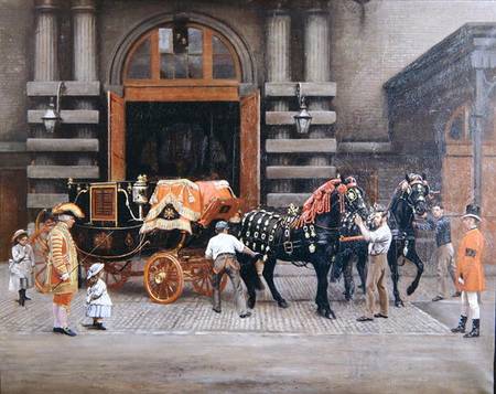 The Carriage of the Master of the Horse od Charles Augustus Henry Lutyens