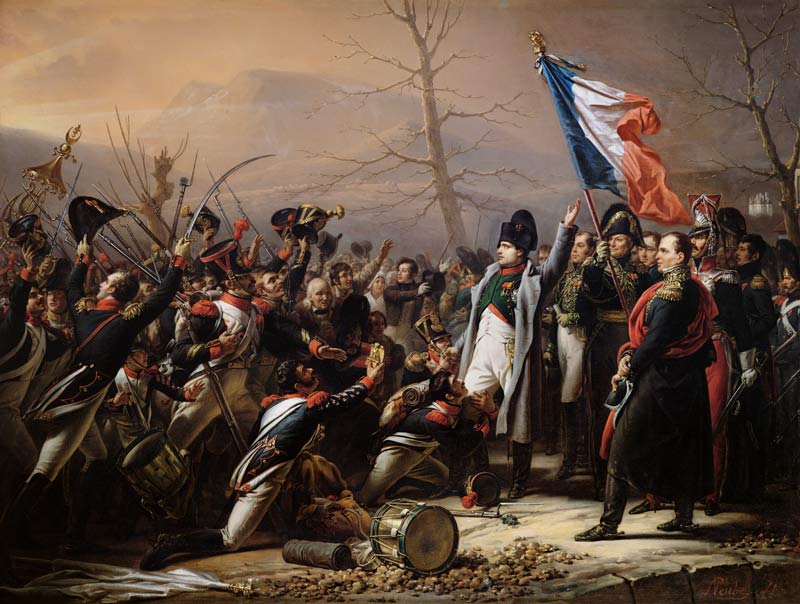 The return Napoleons of the island of Elba in February 1815. od Charles Baron von Steuben