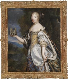 Portrait of Maria Theresa of Spain (1638-1683), Queen consort of France and Navarre