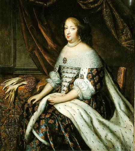 Portrait of Anne of Austria (1601-66) Queen of France od Charles Beaubrun