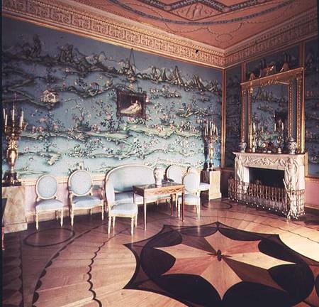 Summer Palace, Tsarskoe Selo: Blue Drawing Room od Charles  Cameron