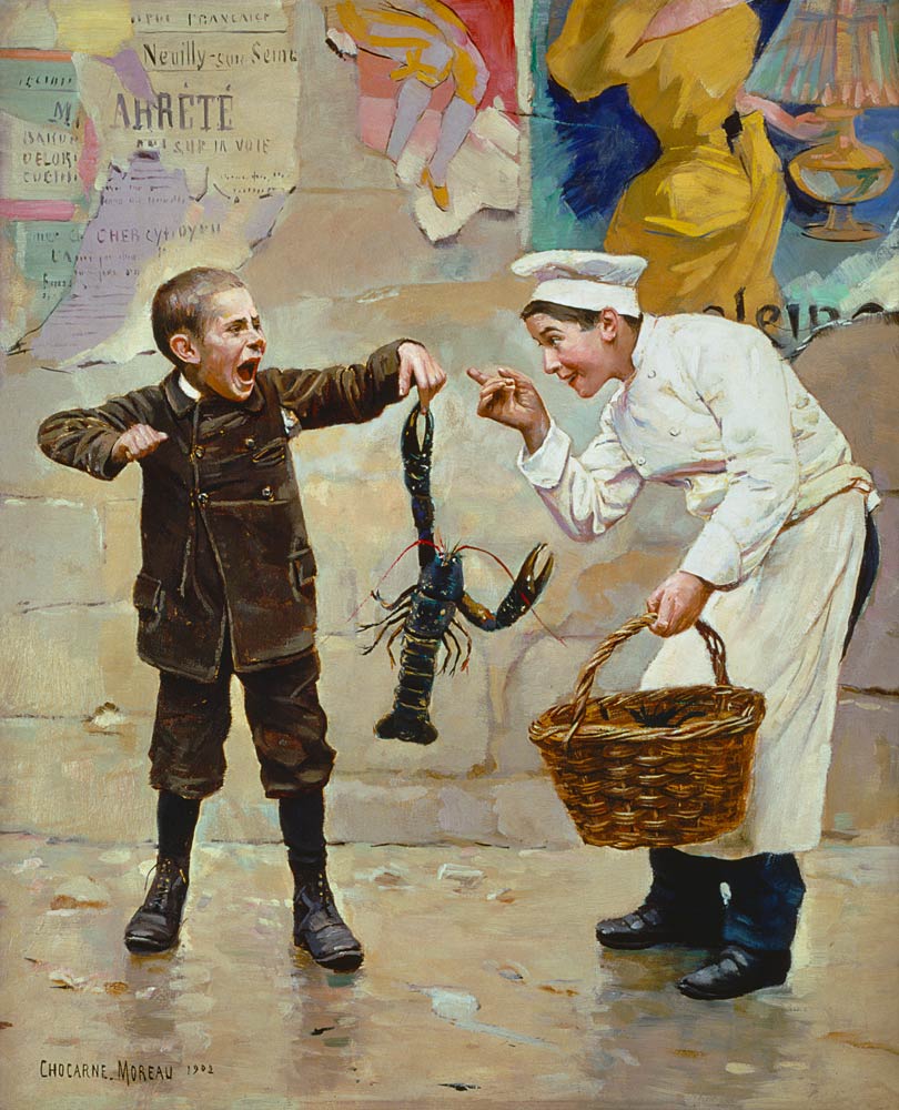 Le Petit Comis (d.1902) od Charles Chocarne-Moreau