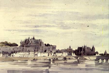 View of Amboise, France od Charles Claude Pyne