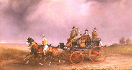 Going Shooting; a Postillion and Pair with a Game Cart od Charles Cooper Henderson