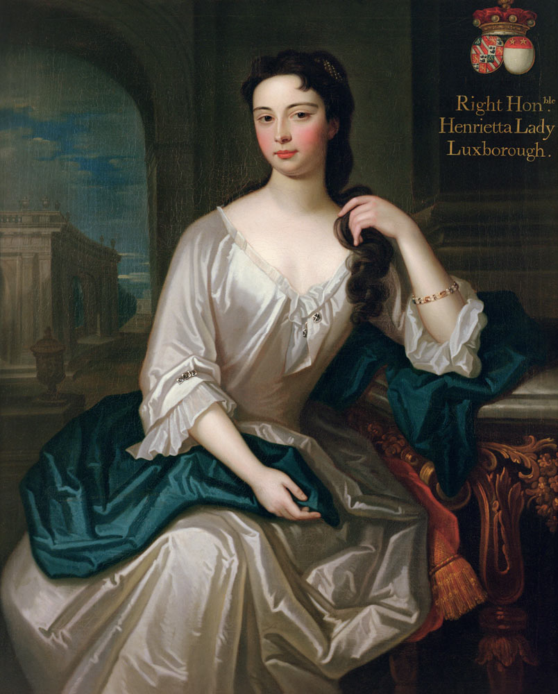 Portrait of Henrietta, daughter of Henry, 1st Viscount St. John, married in 1727 Robert Knight creat od Charles d' Agar