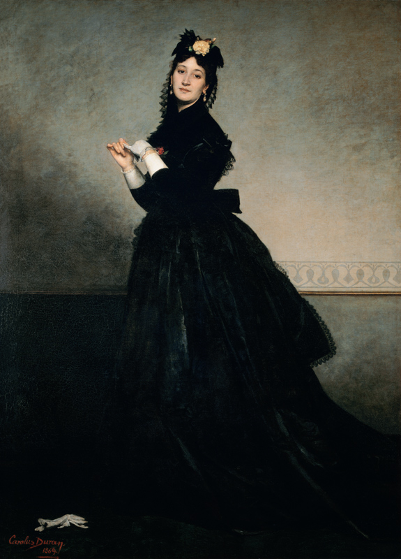 The lady with the glove (madam Carolus-Duran) od Charles Durant