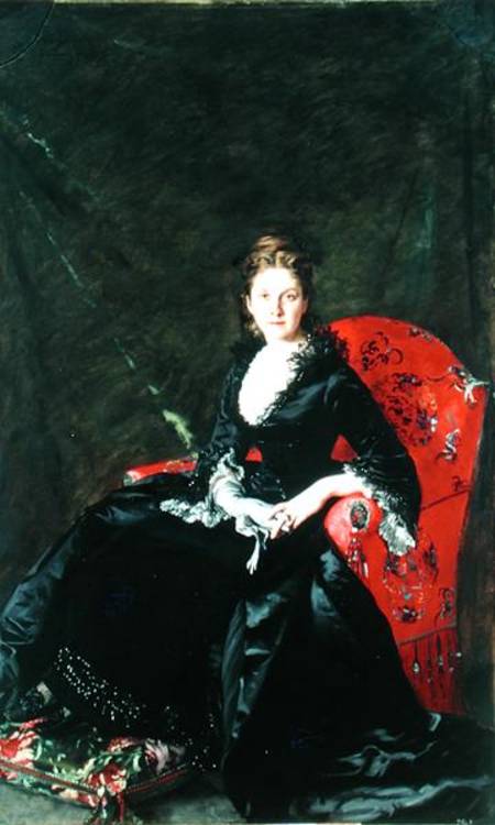 Portrait of Mme N.M. Polovtsova od Charles Durant