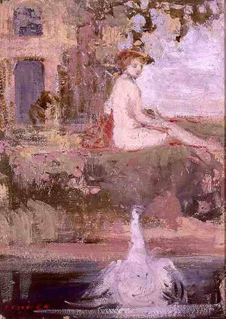Leda and the Swan od Charles Edward Conder