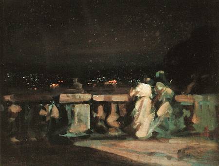 Watching the Fireworks od Charles Edward Conder