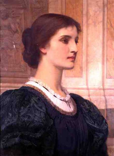 Portrait of Kate Dickens, wife of the artist od Charles Edward Perugini