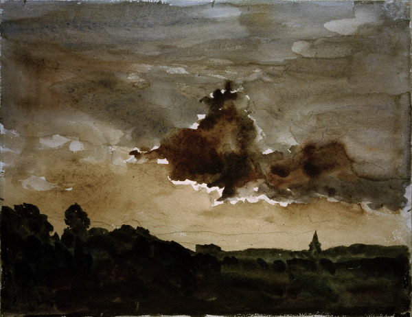 Ch.-F.Daubigny, Sunset od Charles-François Daubigny