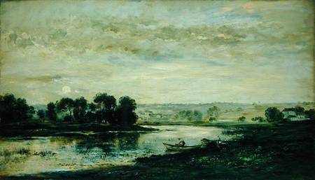 Evening on the Oise od Charles-François Daubigny