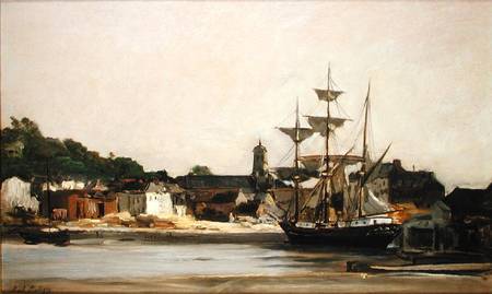 The Harbour at Honfleur od Charles-François Daubigny
