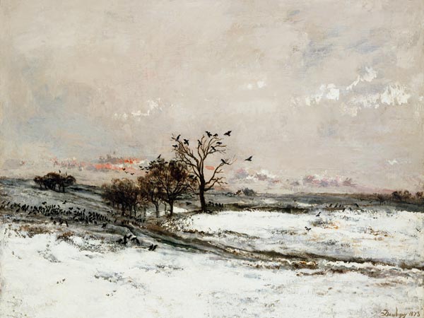 The Snow od Charles-François Daubigny
