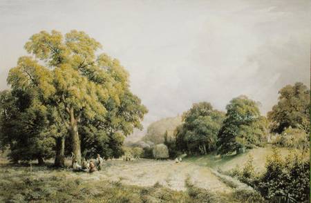 Haymaking, Lewes, Sussex  on od Charles Grant Davidson