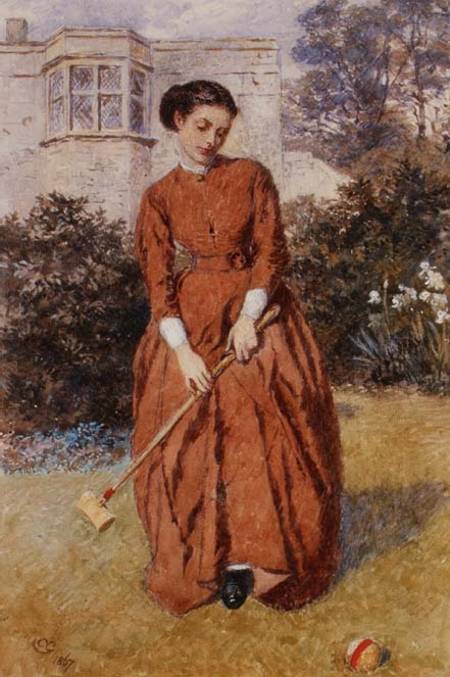 The Croquet Player od Charles Green
