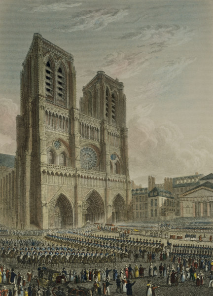Paris, Notre Dame , Heath after Batty od Charles Heath