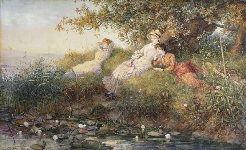 Die Phaiaken (Illustration zu Alfred Tennysons Gedicht 'The Lotus-Eaters') od Charles J. Staniland