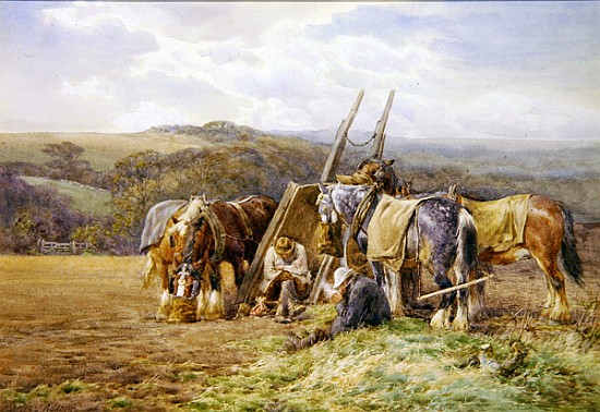 Resting in the Field od Charles James Adams