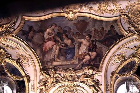 Decorative panel from the Oval Salon illustrating the Story of Psyche od Charles Joseph Natoire