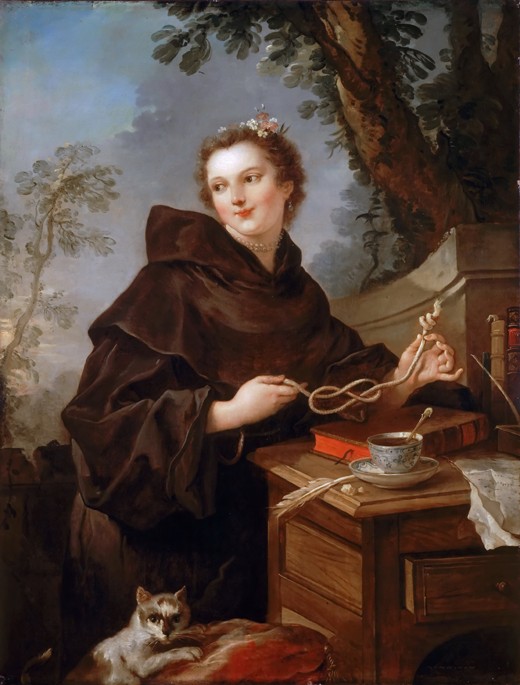 Louise Anne de Bourbon (1695-1758), Countess of Charolais od Charles Joseph Natoire