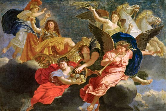 Apotheosis of King Louis XIV of France od Charles Le Brun
