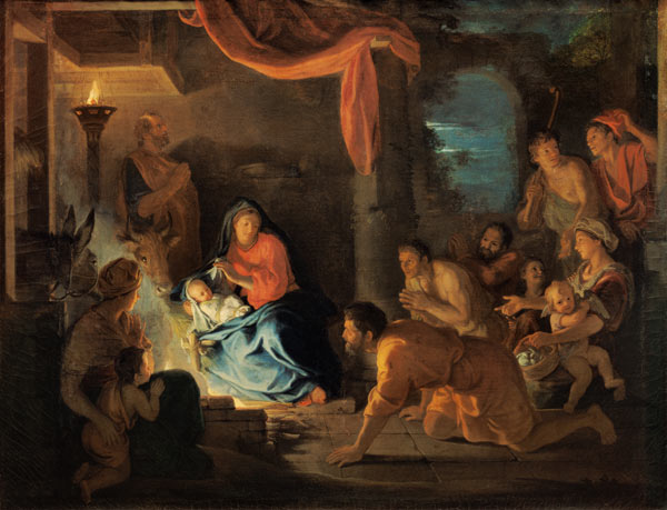 The adoration of the shepherds od Charles Le Brun