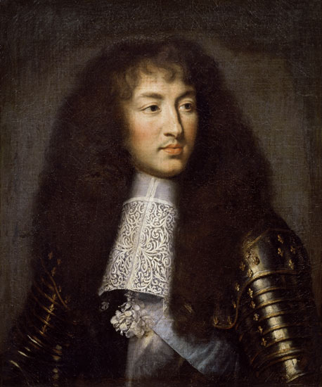 Portrait of Louis XIV (1638-1715) od Charles Le Brun