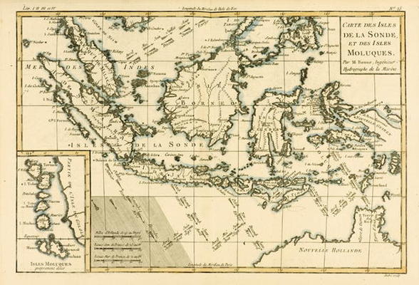 Indonesia and the Philippines, from 'Atlas de Toutes les Parties Connues du Globe Terrestre' by Guil od Charles Marie Rigobert Bonne