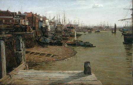 The Thames at Limehouse od Charles Napier Hemy