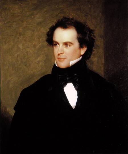 Nathaniel Hawthorne (1804-64) od Charles Osgood