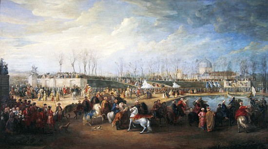 Mehemet Effendi, Turkish ambassador, arrives at the Tuileries on 21st March, 1721, after 1721 od Charles Parrocel