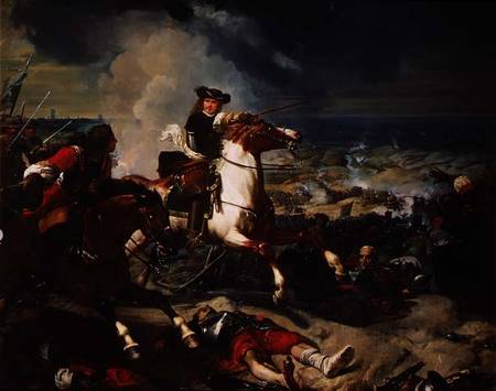 Battle of the Dunes, 14th June 1658 od Charles-Philippe Lariviere