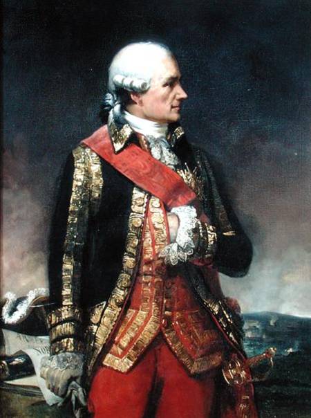 Jean-Baptiste de Vimeur (1725-1807) Count of Rochambeau od Charles-Philippe Lariviere