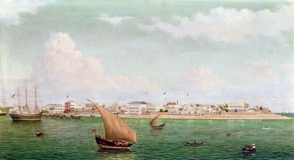 Zanzibar Harbour od Charles Porter Brown