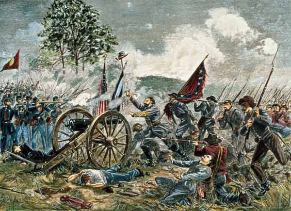 Pickett's Charge Battle of Gettysburg in 1863 od Charles Prosper Sainton