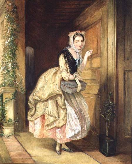 Knocking at the Door od Charles Robert Leslie
