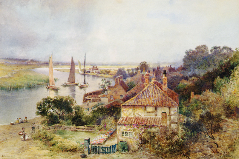 On the River Yare od Charles Robertson
