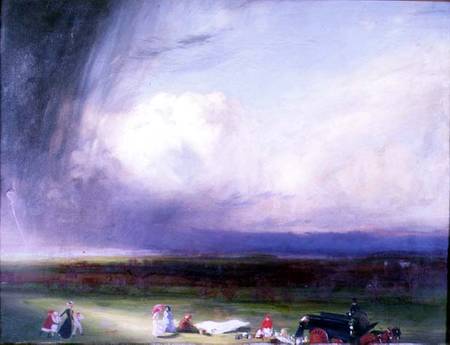An Interrupted Picnic od Charles Sims