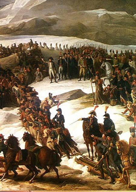 The French Army Crossing the St. Bernard Pass, 20th May 1800 od Charles Thevenin