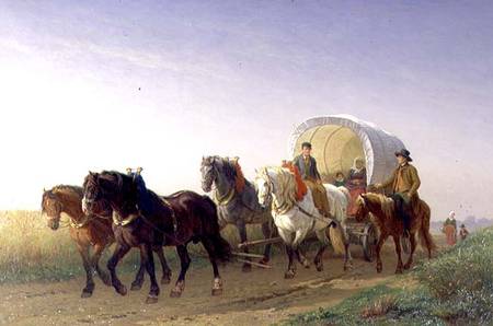 The Covered Wagon od Charles Tschaggeny