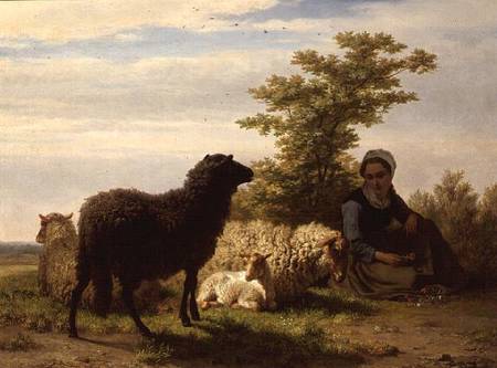 The Shepherdess od Charles Tschaggeny