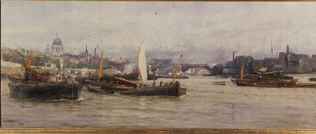 Shipping on the Thames od Charles William Wyllie