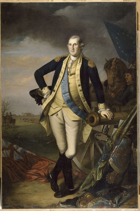 George Washington after the Battle of Princeton on January 3, 1777 od Charles Willson Peale