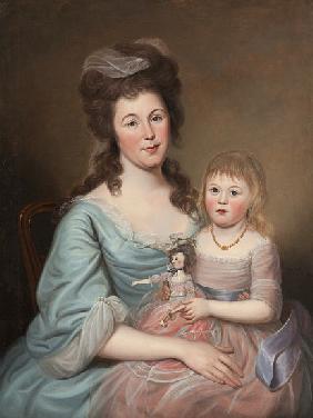 Peggy Sanderson Hughes and her Daughter
