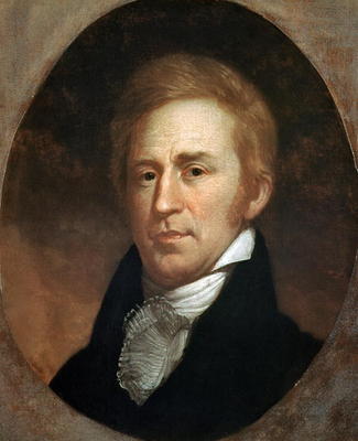 Portrait of William Clark, c.1807 (oil on board) od Charles Willson Peale