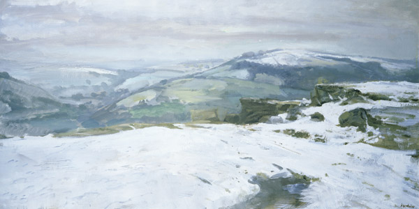Moorland - Winter, c.2002 (oil on canvas)  od Charles E.  Hardaker