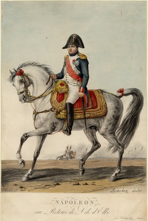 Napoleon Returning from the Island of Elba od Charles Francois Gabriel Levachez