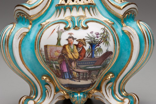 Detail of a Triangular Pot-pourri Vase od Charles Nicolas Dodin