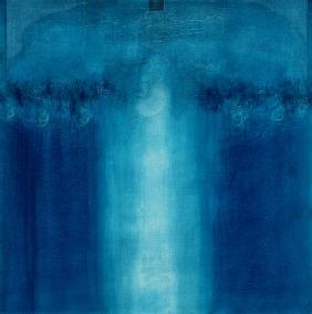 Untitled blue painting, 1995 (oil on canvas) 